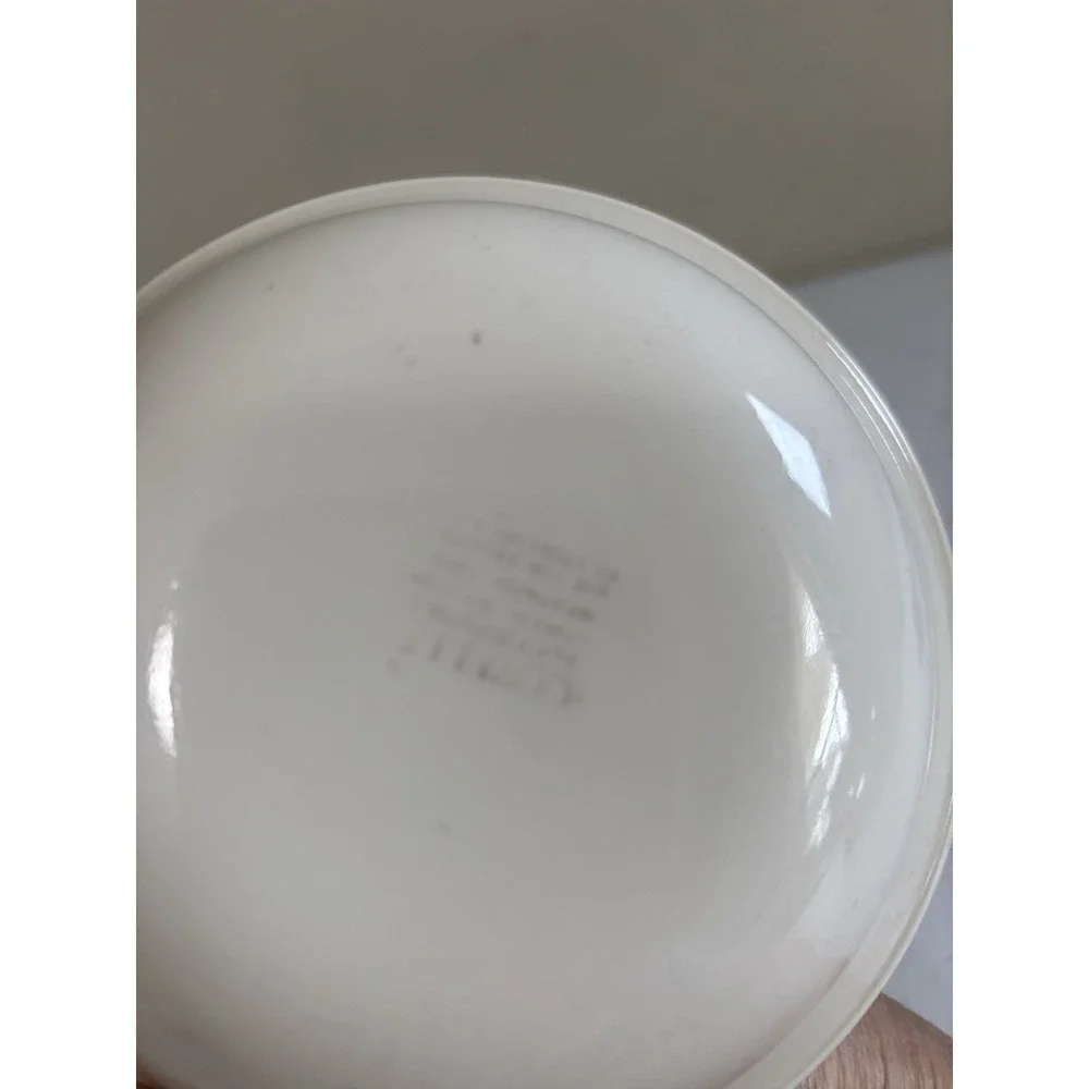 Corelle Navy Blue Rim Dessert Bowls 5.25